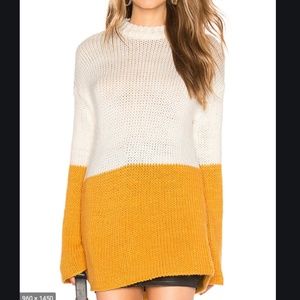 Make Offer Tularosa Roux Colorblock Sweater Small